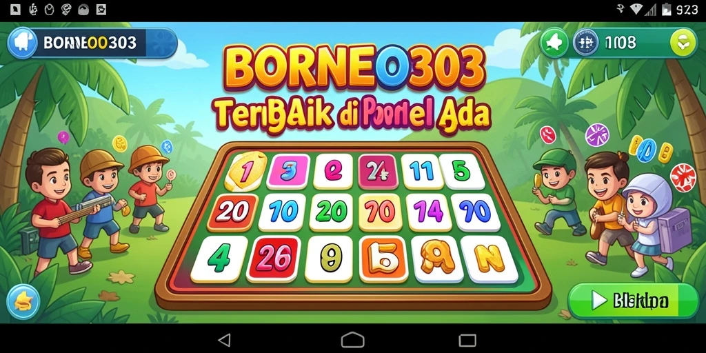 Tangkapan layar dari gameplay seru BORNEO303 Bingo.