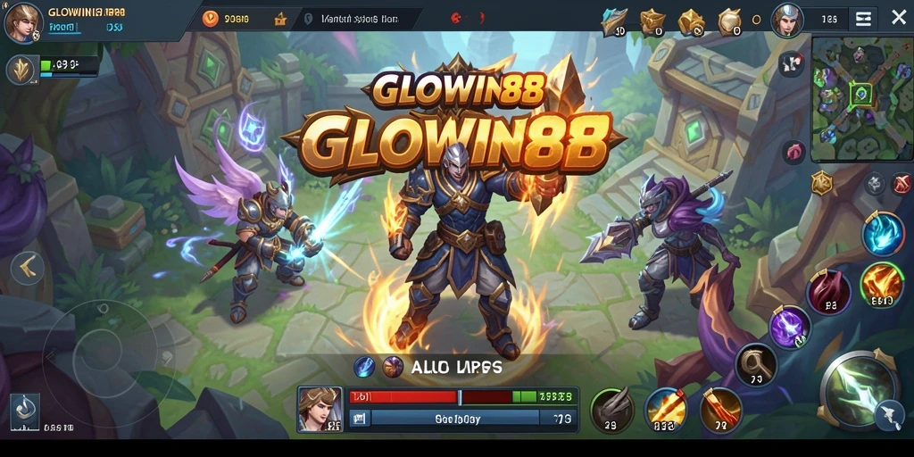 Gameplay seru di GLOWIN88 dengan aksi dan strategi kustomisasi karakter.