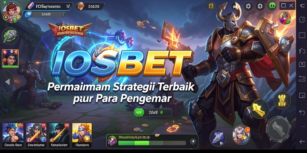 Tangkapan layar dari gameplay IOSBET yang menampilkan aksi strategi intens.