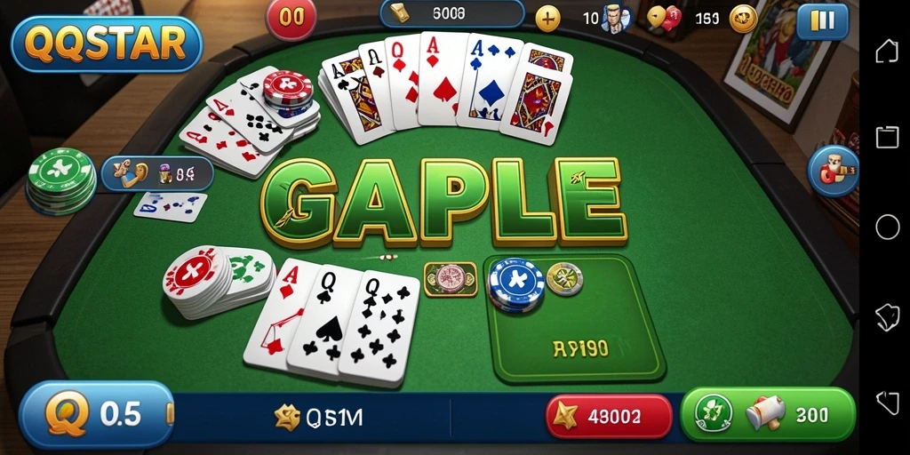 Tampilan screenshot gameplay QQSTAR yang memikat dan seru.