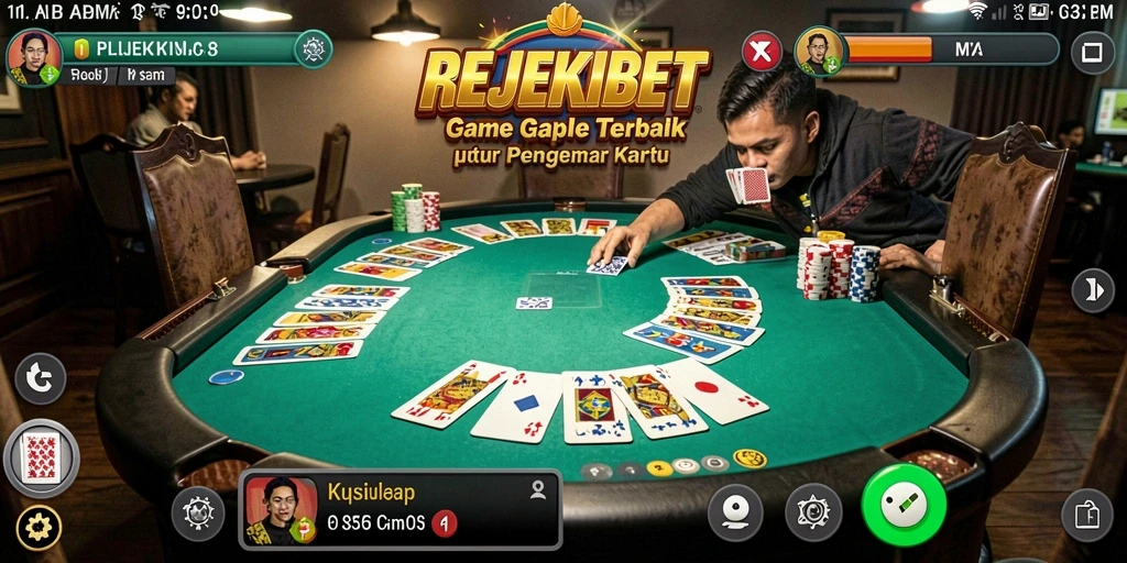 Gameplay Gaple yang seru dan menarik di REJEKIBET.
