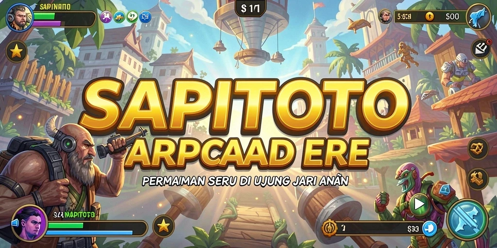Tampilan gameplay menarik dari SAPITOTO dalam aksi arcade.