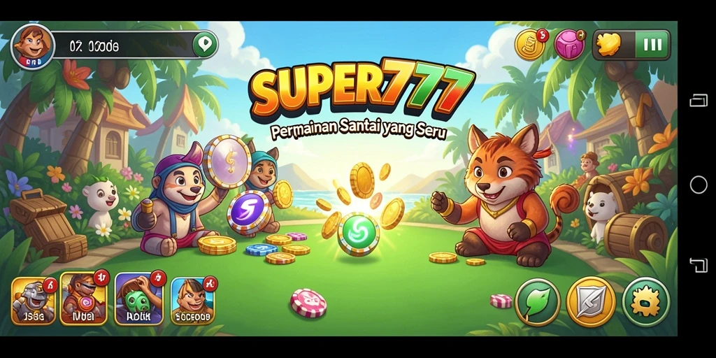 Screenshot dari gameplay SUPER777 yang seru dan menghibur.