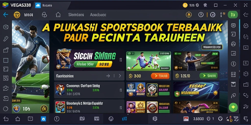 Tampilan menarik dan interaktif dari aplikasi VEGAS338 saat taruhan berlangsung.